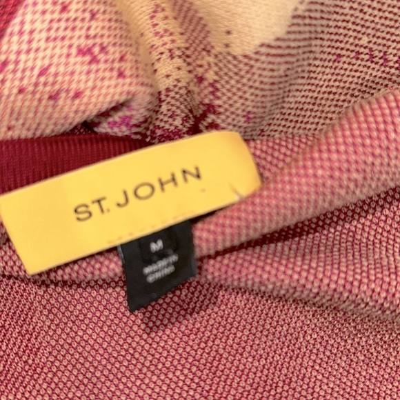 St John women’s knit cardigan and red top set size medium - Picture 4 of 7
